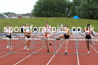 Womens under-20s 100 metres hurdles, 2022 Northern Senior and Under-20 Champs., Wavertree Athletics Centre, Liverpool. Photo: David T. Hewitson/Sports for All Pics